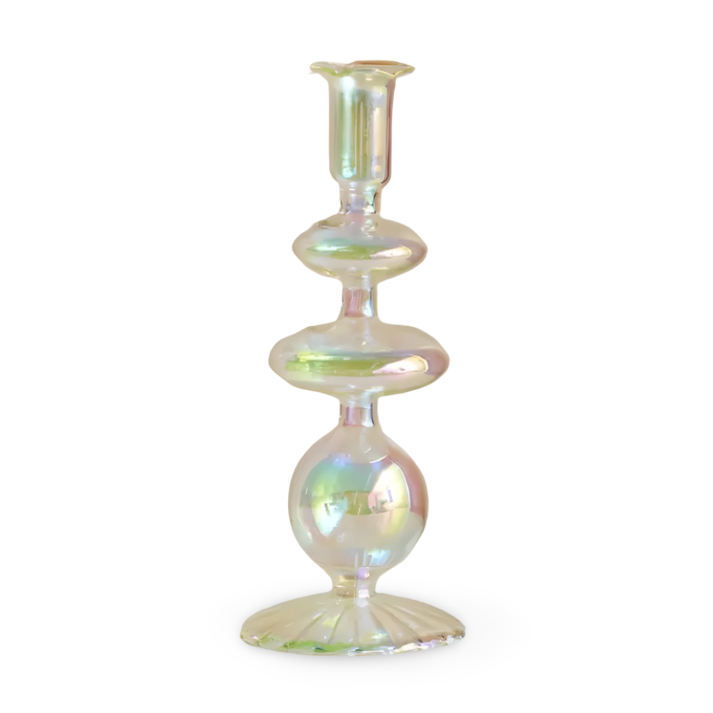 Lebendiger Kunstglas Kerzenhalter für die Wohnkultur