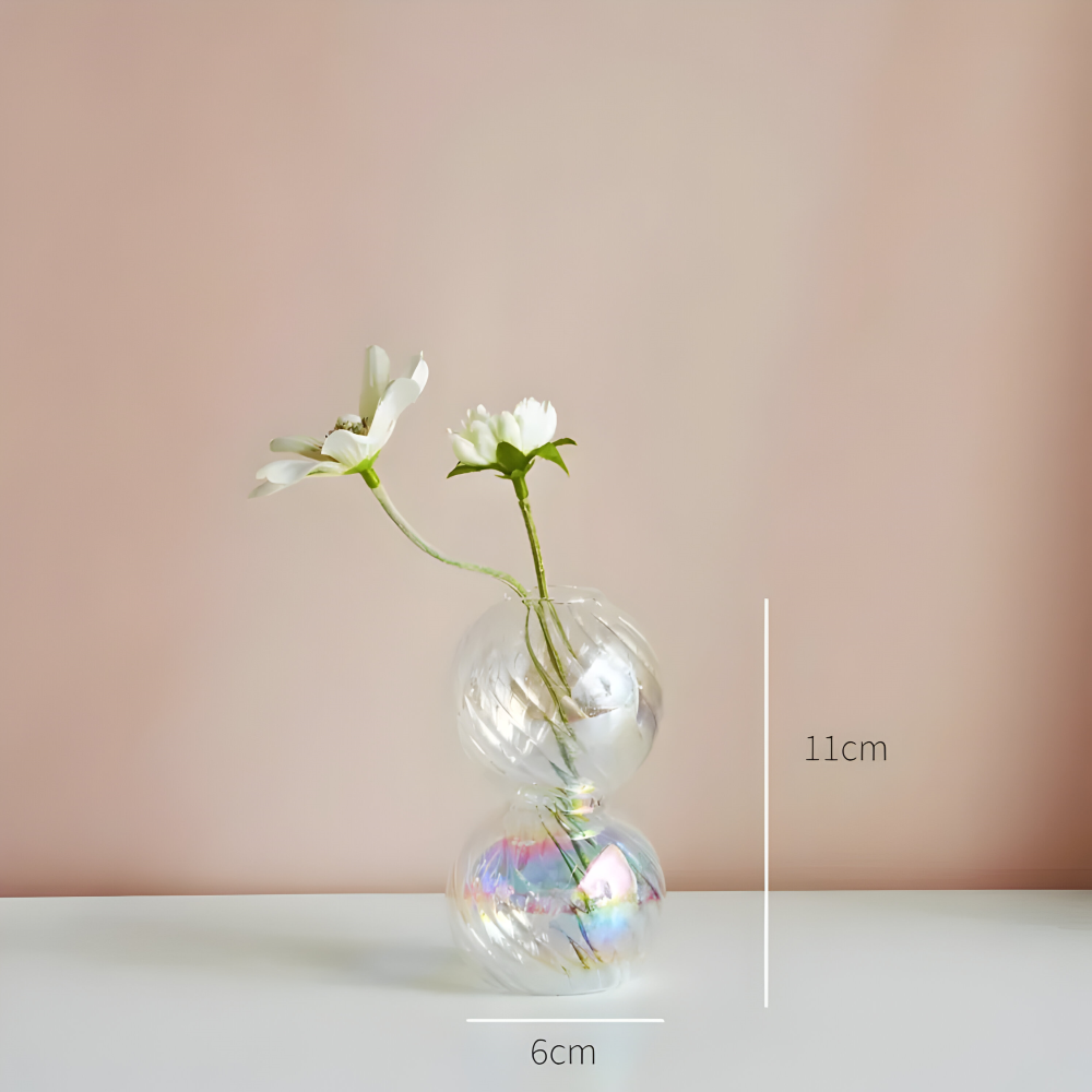 Lebendiger Kunstglas Kerzenhalter für die Wohnkultur