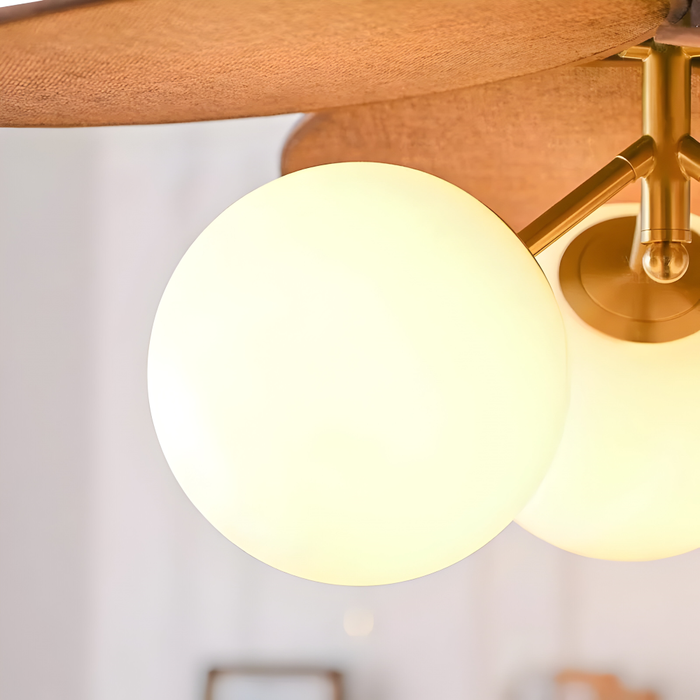 Vintage Rattan Gewebte Pendelleuchte - Retro Hängeleuchte für Stilvolle LED Deckenleuchte für Elegante Dekoration