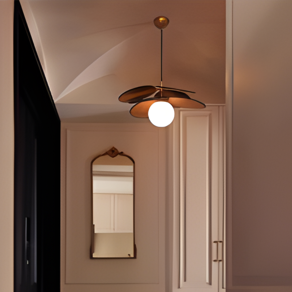 Vintage Rattan Gewebte Pendelleuchte - Retro Hängeleuchte für Stilvolle LED Deckenleuchte für Elegante Dekoration