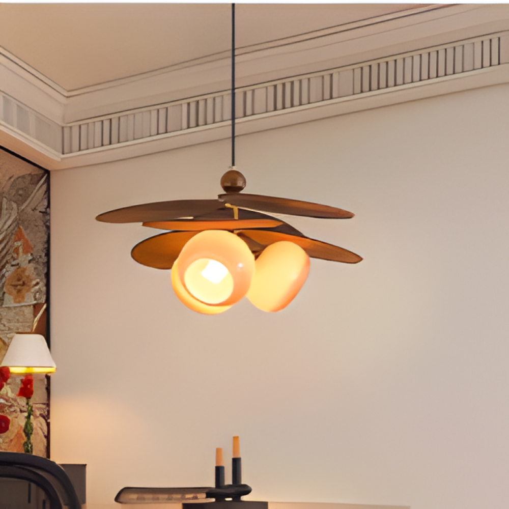 Vintage Rattan Gewebte Pendelleuchte - Retro Hängeleuchte für Stilvolle LED Deckenleuchte für Elegante Dekoration