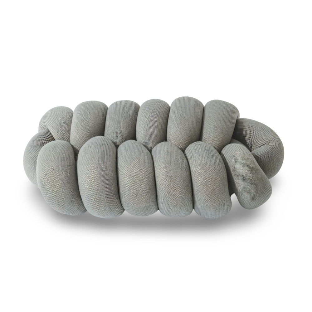 VividKnot - Baumwolle Gestrickt Deko Kissen für Sofa & Stuhl Bliss