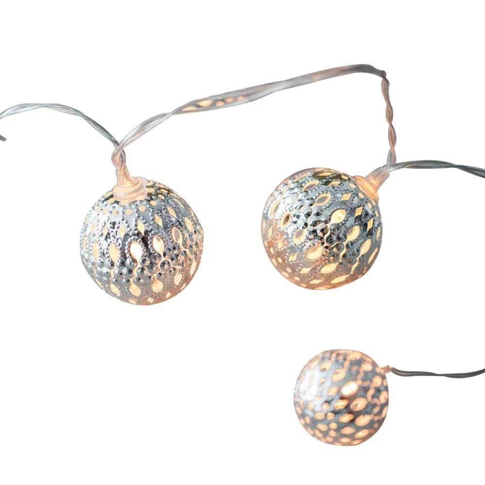 Wasserdichte Solar Lichterkette im Marokkanischen Stil – Ideal für Garten und Terrasse