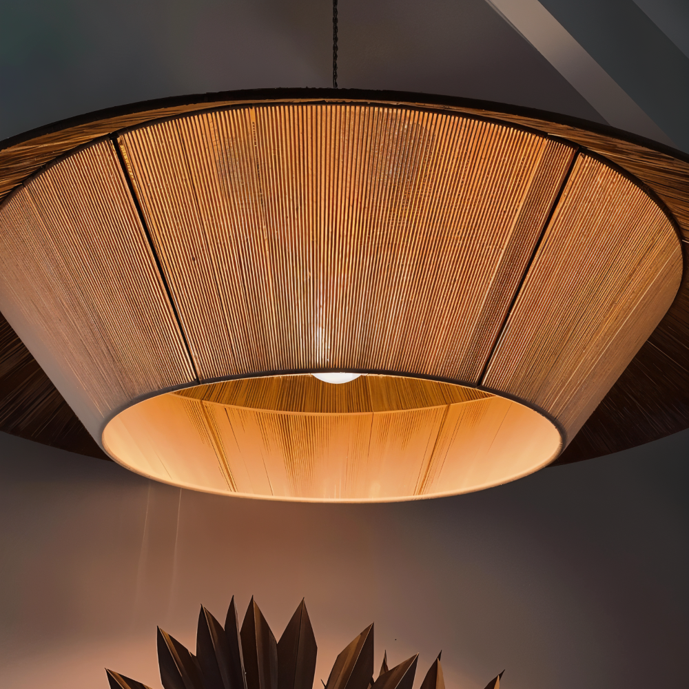WillowStil Pendelleuchte - Japanisch Inspirierte Dekoration Wabi Sabi Hängelampe