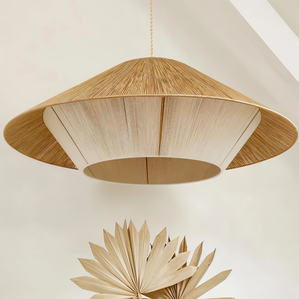 WillowStil Pendelleuchte - Japanisch Inspirierte Dekoration Wabi Sabi Hängelampe