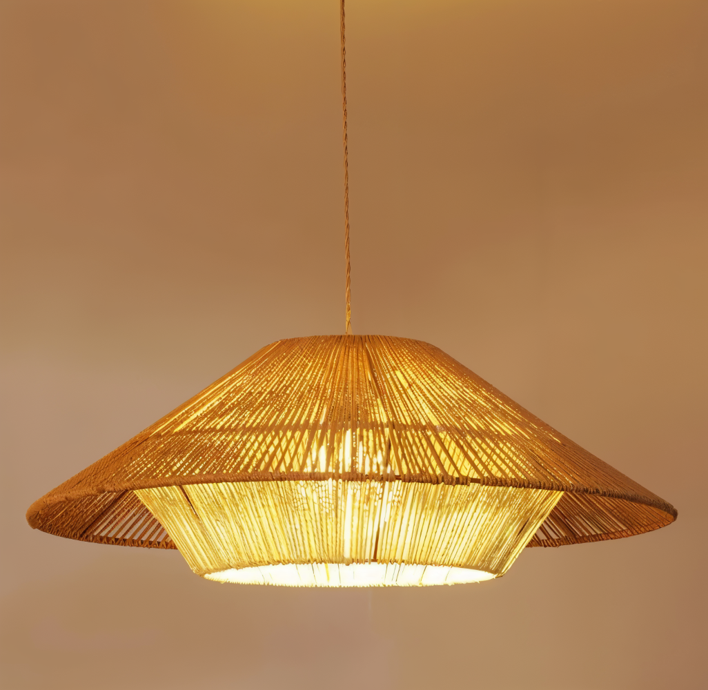 WillowStil Pendelleuchte - Japanisch Inspirierte Dekoration Wabi Sabi Hängelampe