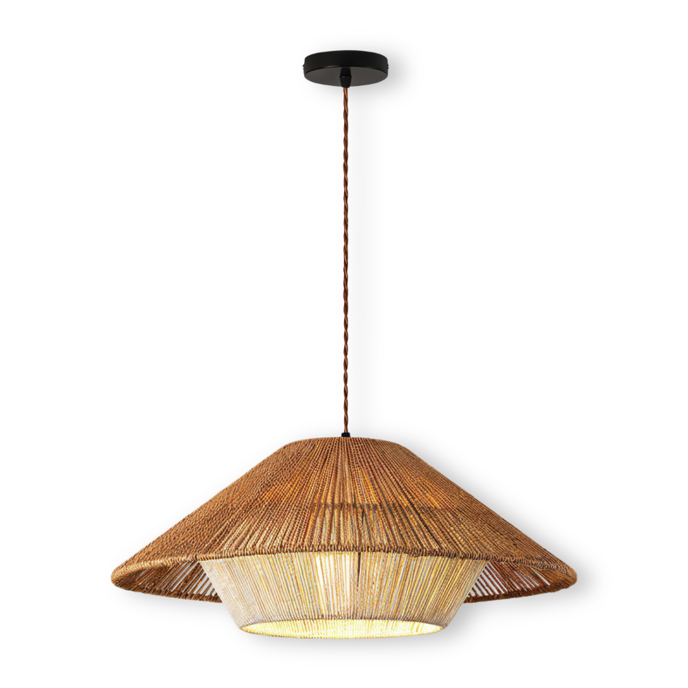 WillowStil Pendelleuchte - Japanisch Inspirierte Dekoration Wabi Sabi Hängelampe