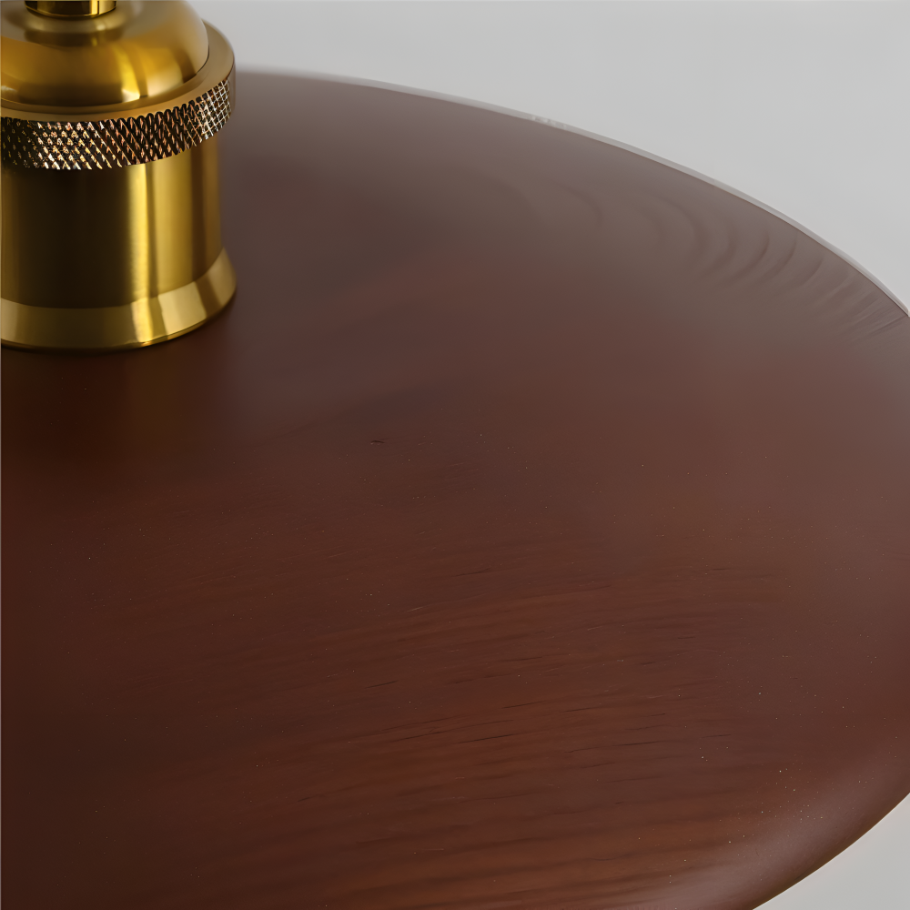 WooDisk Pendelleuchte - Untertasse Leuchte Pendel - Hängelampe aus Holz