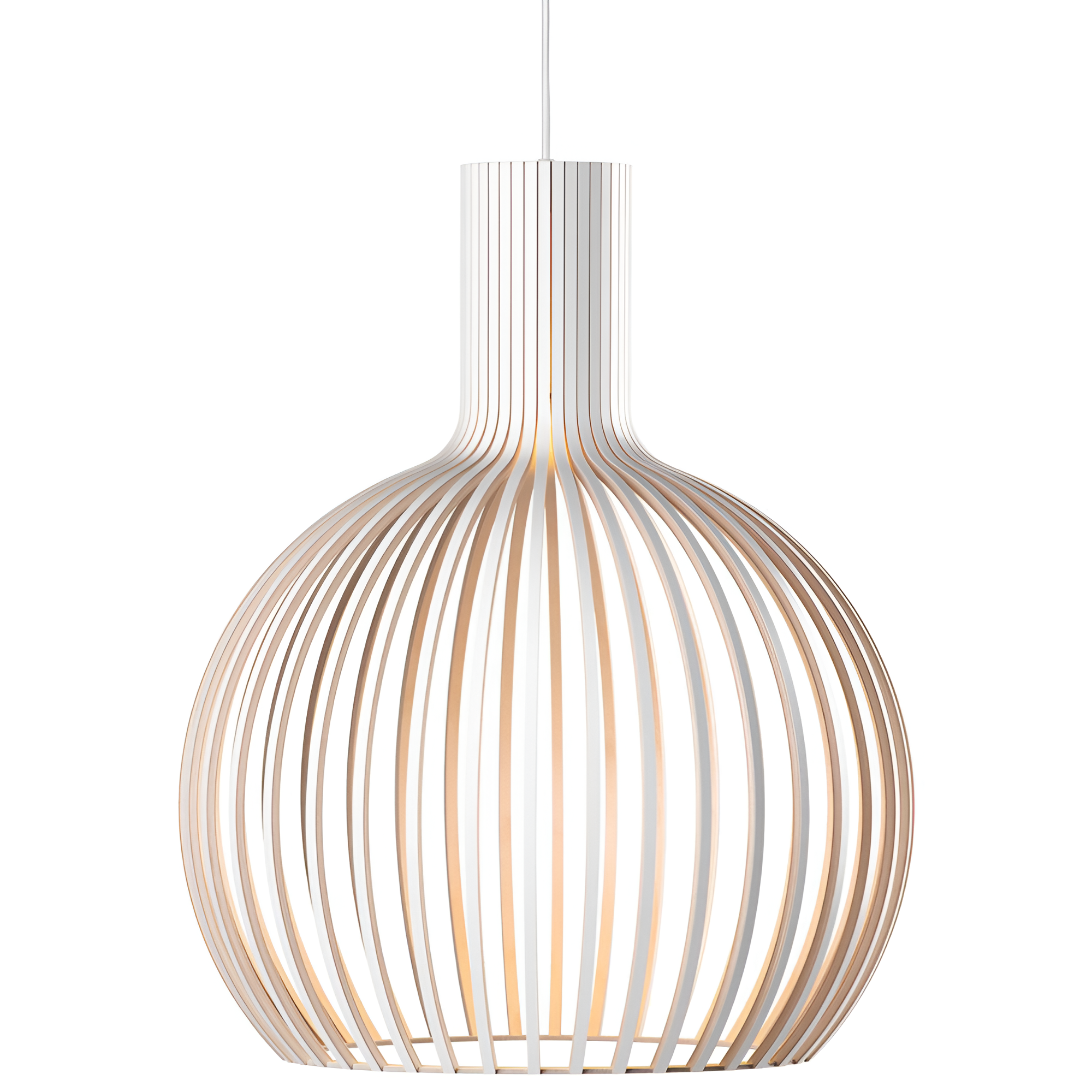 Nordic Wood – LED Deckenleuchte Wohnzimmer aus Holz – Vintage Deckenlampe rustikal