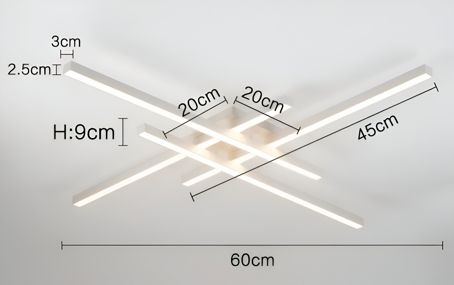 XLine Deckenleuchten - Criss Cross Deckenleuchten - LED Strip Lights