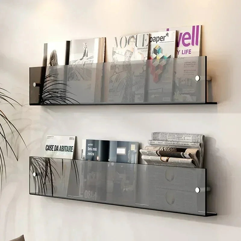 Yara Wandregal Weiß | Modernes PVC, Platzsparendes Design für Bücher und mehr 14