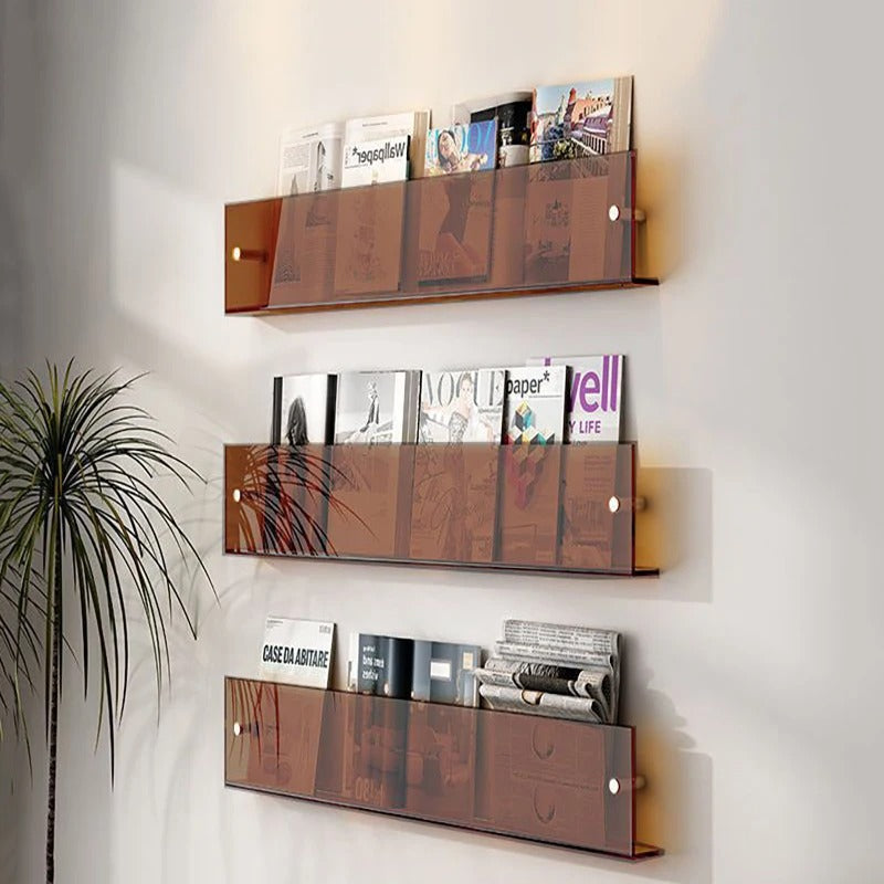 Yara Wandregal Weiß | Modernes PVC, Platzsparendes Design für Bücher und mehr 17