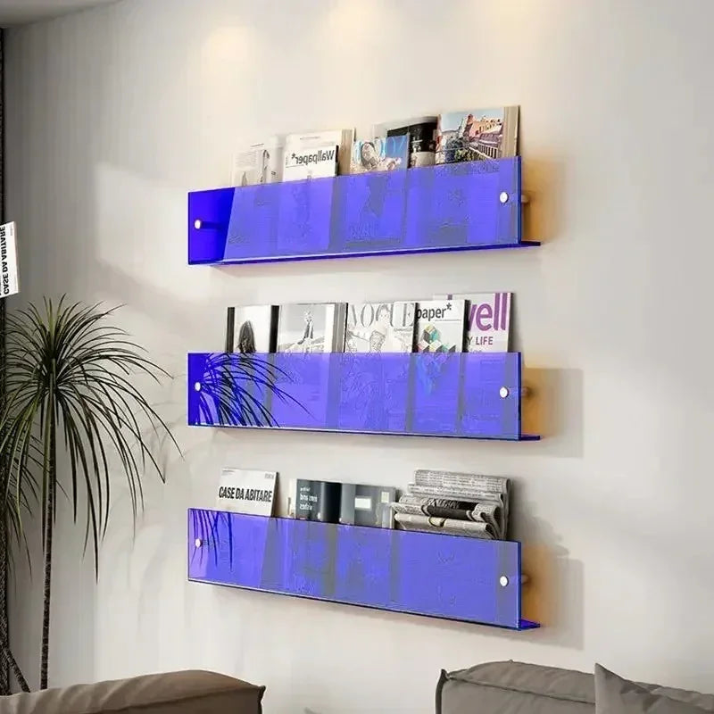 Yara Wandregal Weiß | Modernes PVC, Platzsparendes Design für Bücher und mehr 5