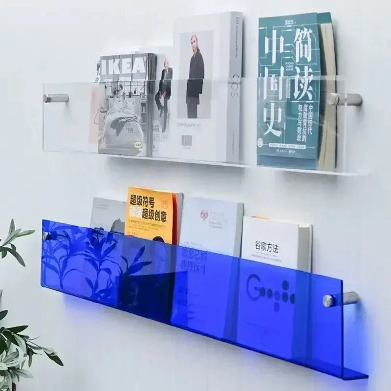 Yara Wandregal Weiß | Modernes PVC, Platzsparendes Design für Bücher und mehr 7