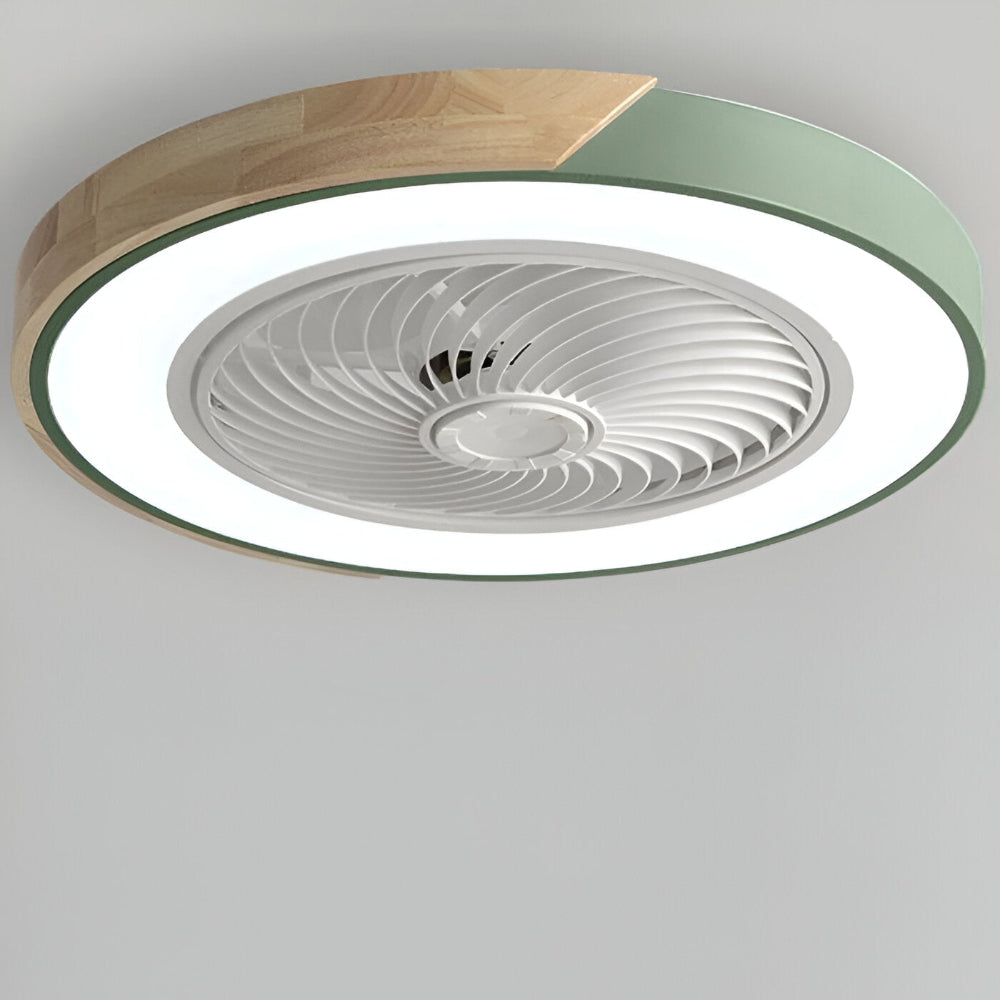 ZenAir Deckenventilator - Runder quadratischer Deckenventilator - Smart Ceiling Ventilation