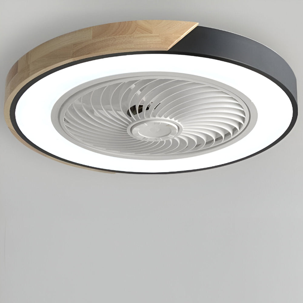 ZenAir Deckenventilator - Runder quadratischer Deckenventilator - Smart Ceiling Ventilation