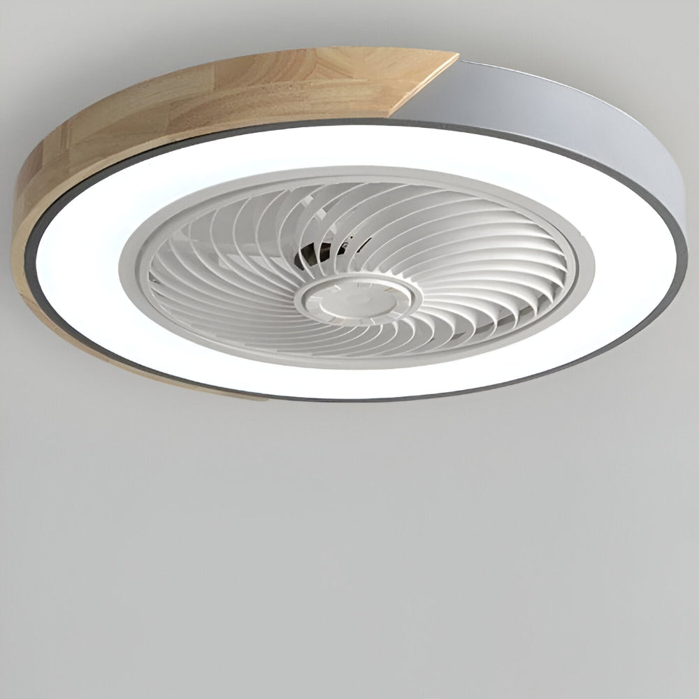 ZenAir Deckenventilator - Runder quadratischer Deckenventilator - Smart Ceiling Ventilation