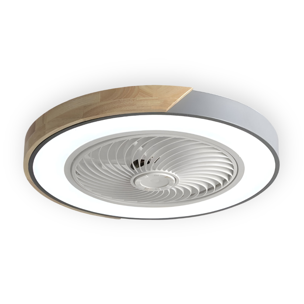 ZenAir Deckenventilator - Runder quadratischer Deckenventilator - Smart Ceiling Ventilation