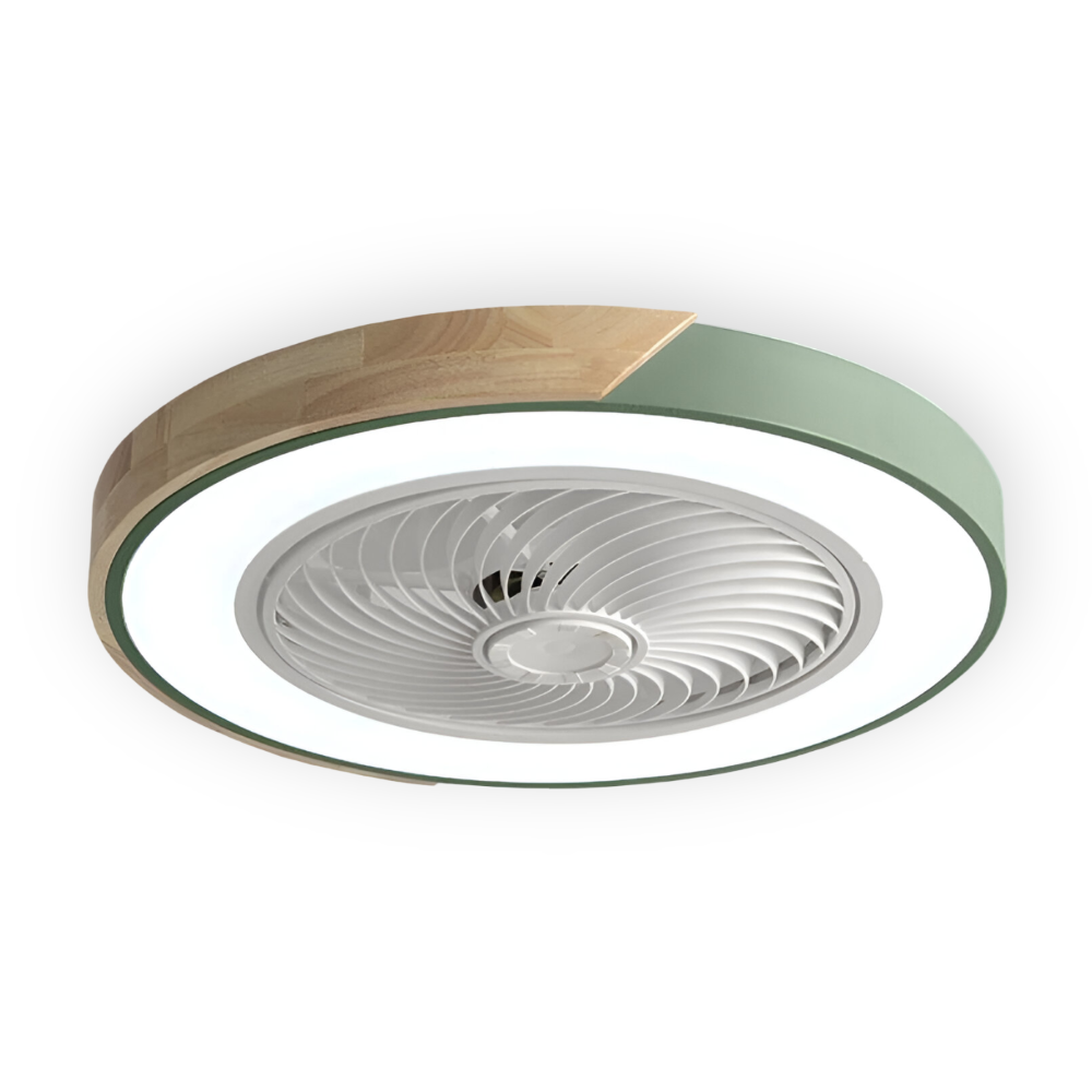 ZenAir Deckenventilator - Runder quadratischer Deckenventilator - Smart Ceiling Ventilation
