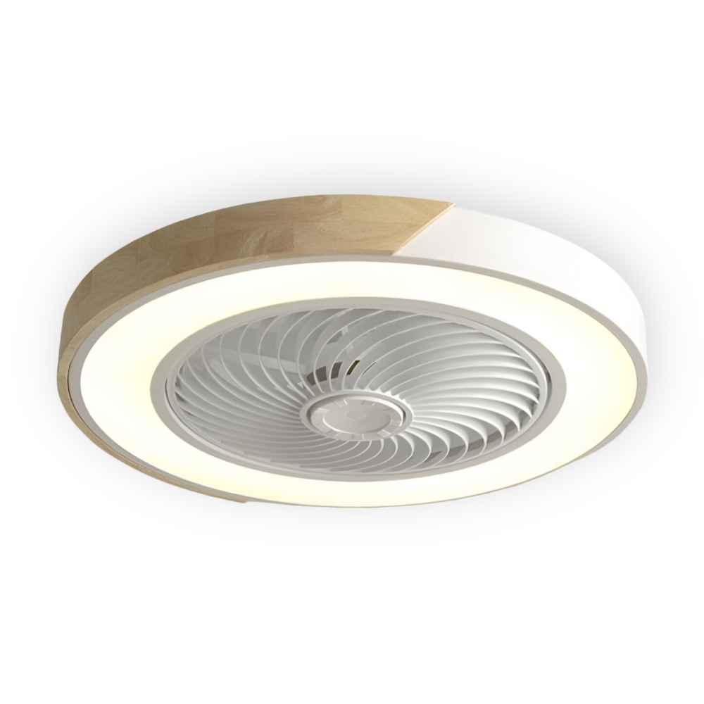 ZenAir Deckenventilator - Runder quadratischer Deckenventilator - Smart Ceiling Ventilation