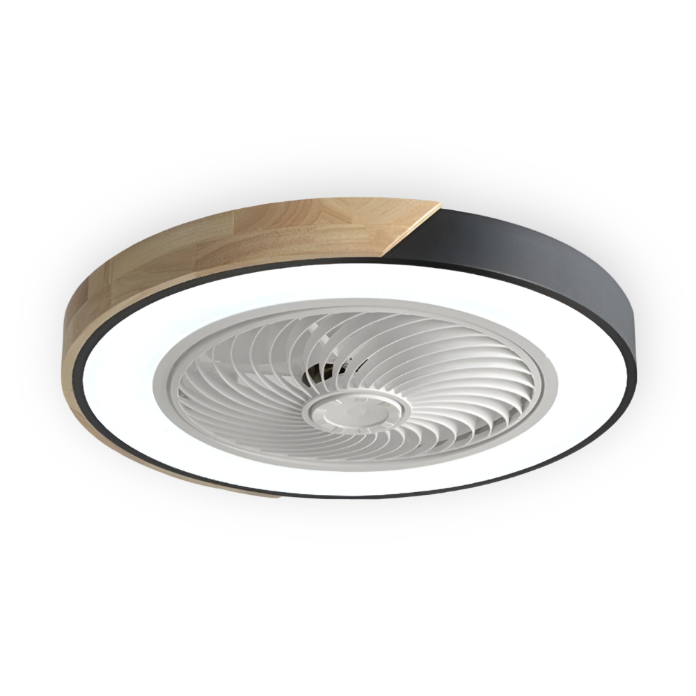 ZenAir Deckenventilator - Runder quadratischer Deckenventilator - Smart Ceiling Ventilation