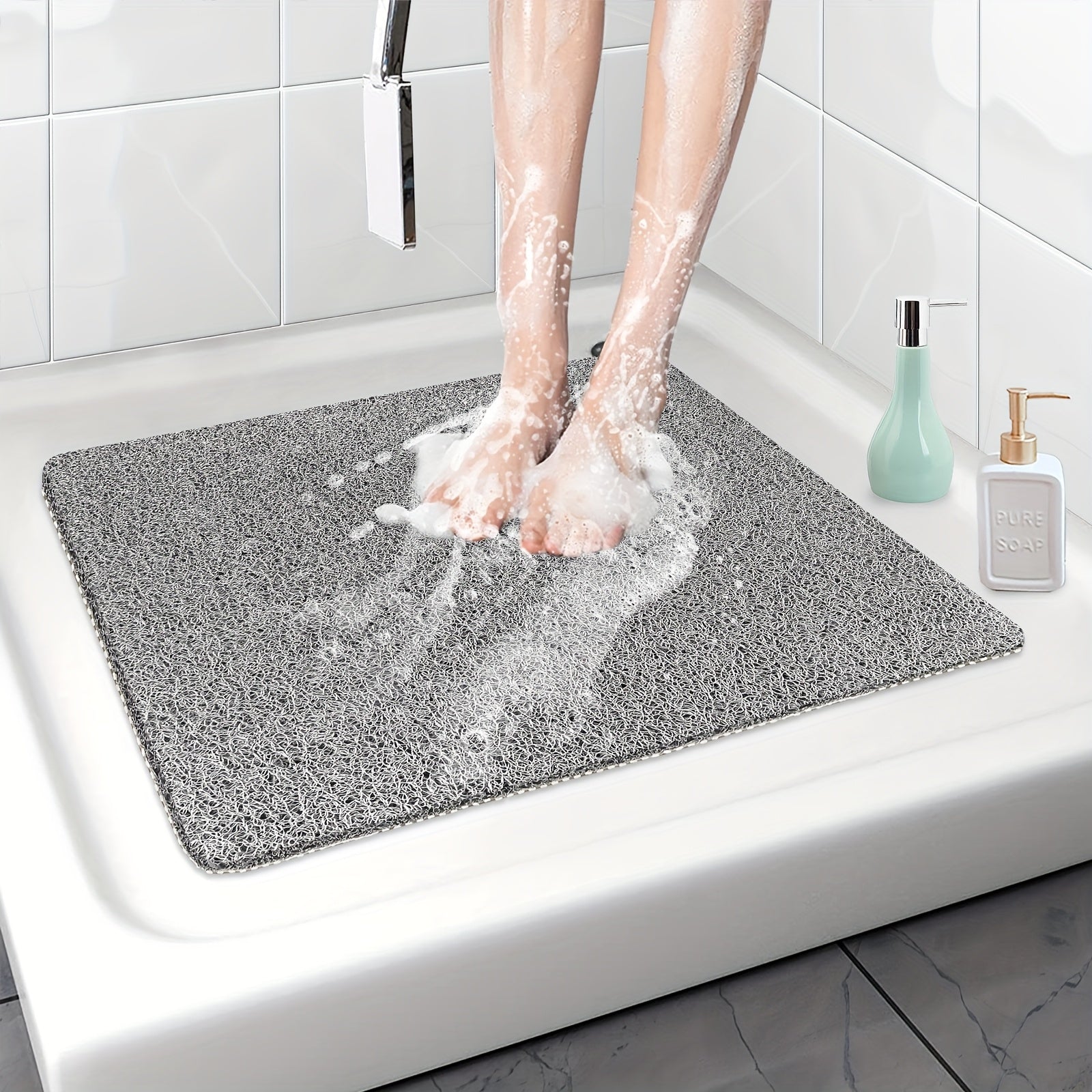 Duschmatte Rutschfest Extra Groß – Dicke Anti-Rutsch Badematte für Dusche, Badewanne & Badezimmer