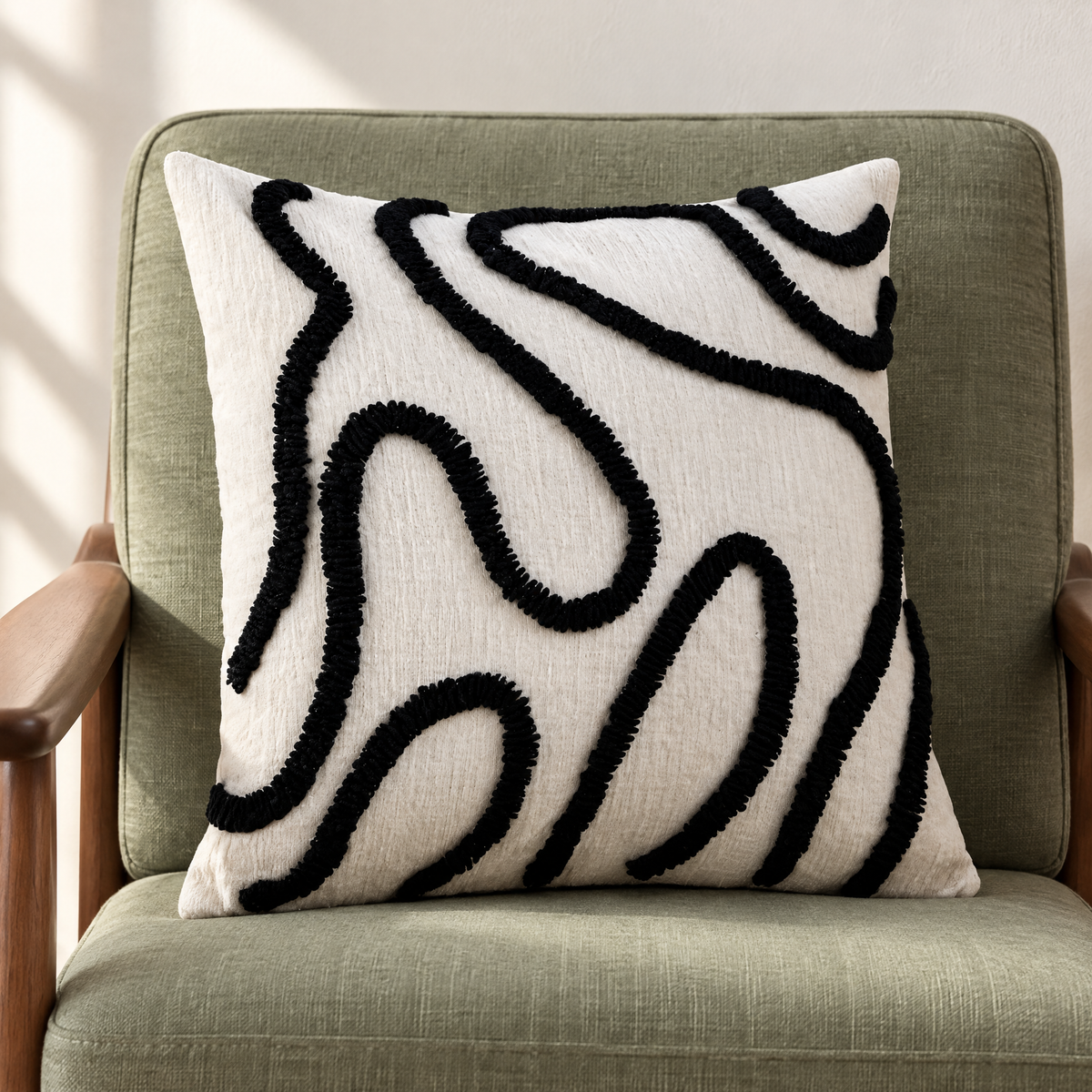 Boho Kissenbezug 45x45, Kissenhülle ohne Füllung