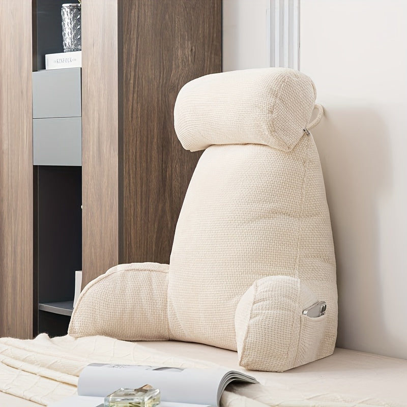 Keilkissen Rückenlehne Extra Dick – Ergonomisches Lesekissen mit Abnehmbarem Bezug für Bett, Sofa & Schlafzimmer
