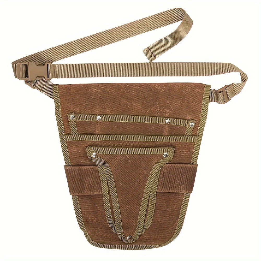Garten Werkzeuggürtel mit Taschen – Tragbare Werkzeugtasche für Gartenarbeit, Pflanzenpflege & Outdoor