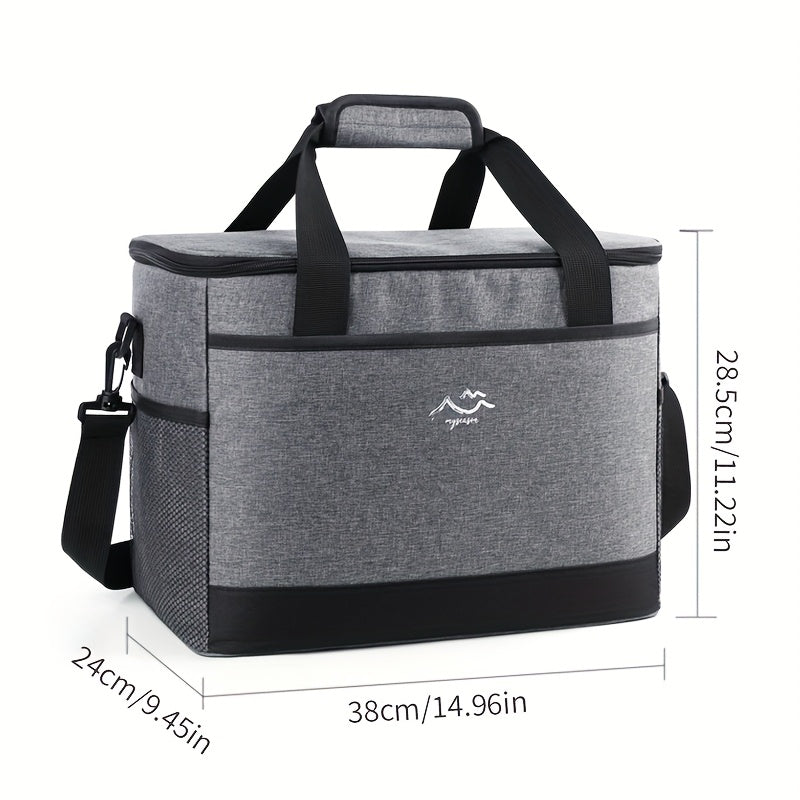 Thermotasche aus Oxford-Stoff Isolierte Picknicktasche mit Tragegriff und Schultergurt für Arbeit Outdoor Camping
