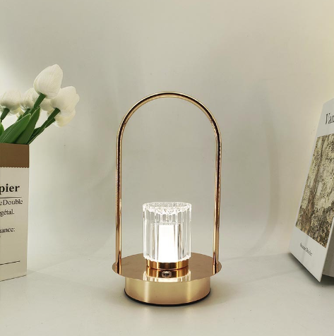 IllumiFlex Tragbare Acryl-Tischlampe - Lampe für Camping - Lampe mit Berührungssteuerung