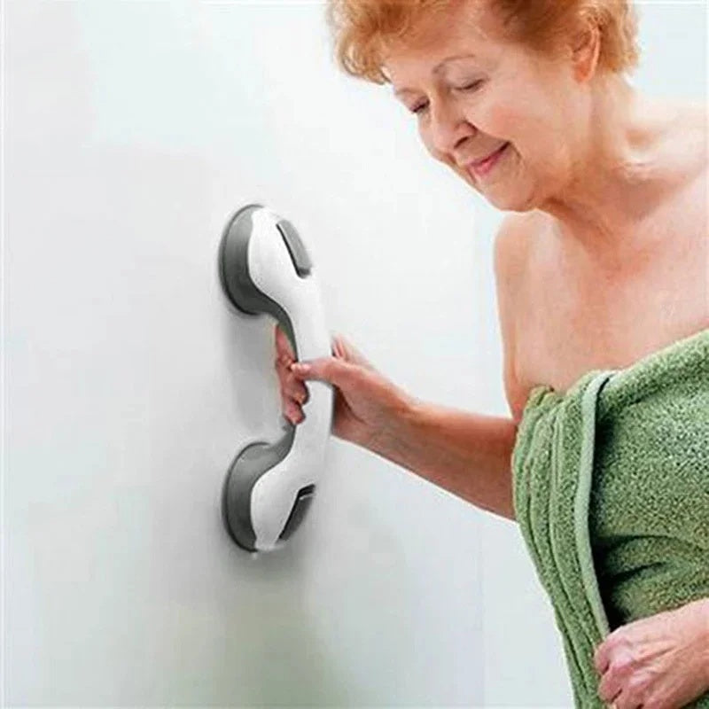 Sicherer Haltegriff für Bad & Dusche – Rutschfester Saugnapf Griff für Badewanne, Dusche & WC