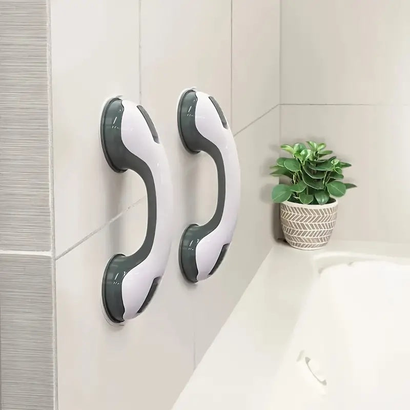 Sicherer Haltegriff für Bad & Dusche – Rutschfester Saugnapf Griff für Badewanne, Dusche & WC