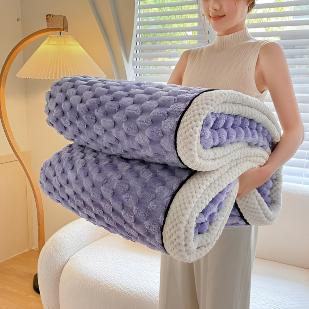 FleeceDream Premium Plüsch-Fleecedecke - warm und bequem für Couch, Bett und Reise
