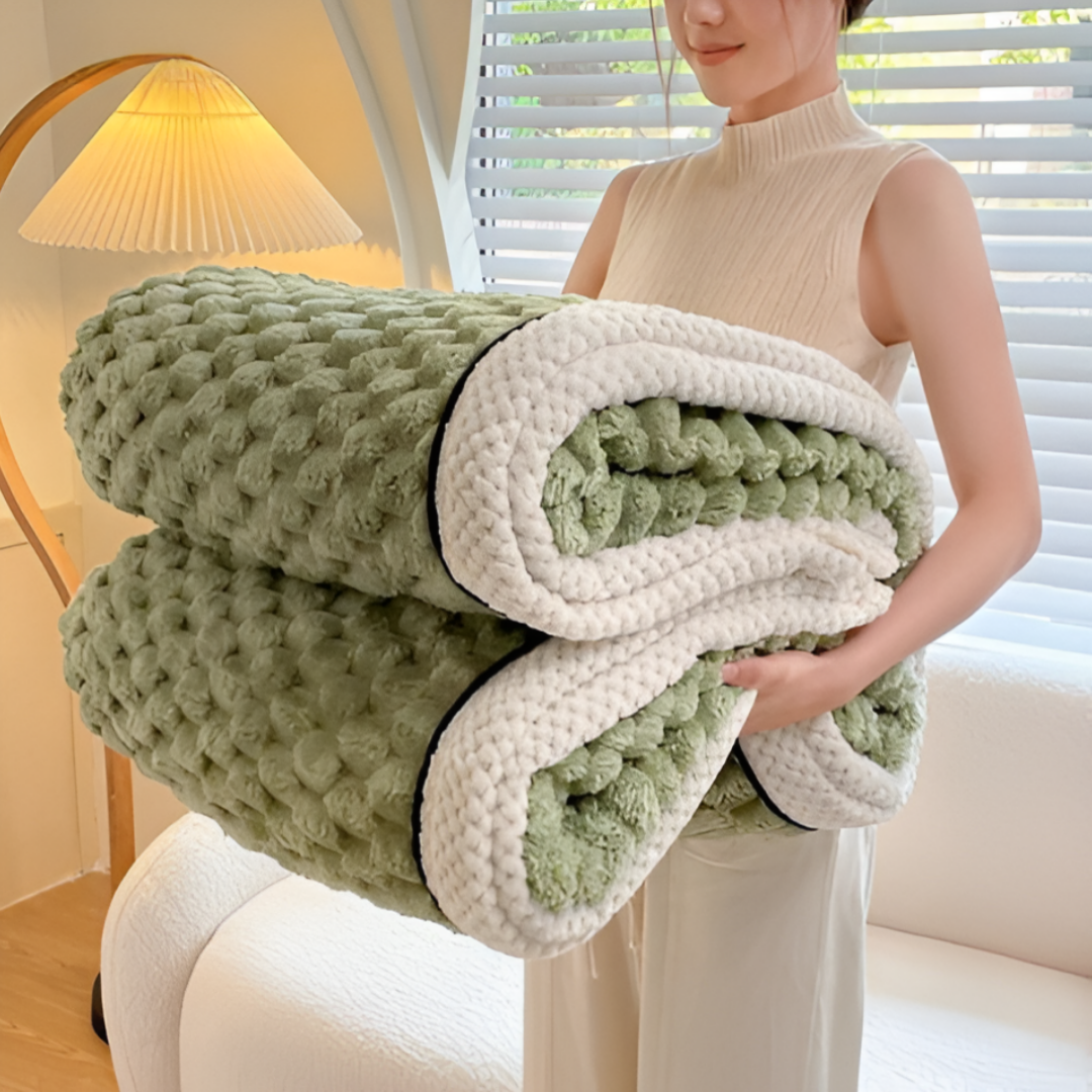 FleeceDream Premium Plüsch-Fleecedecke - warm und bequem für Couch, Bett und Reise