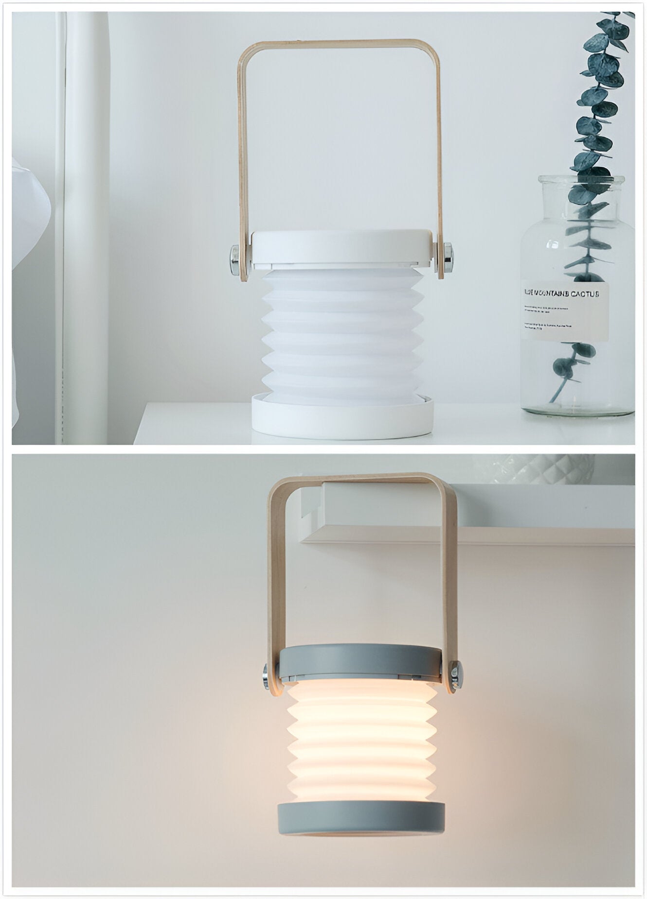 Modernes Licht für zu Hause: Klappbare Touch-Tischleuchte - stylisches Design, dimmbar und wiederaufladbar