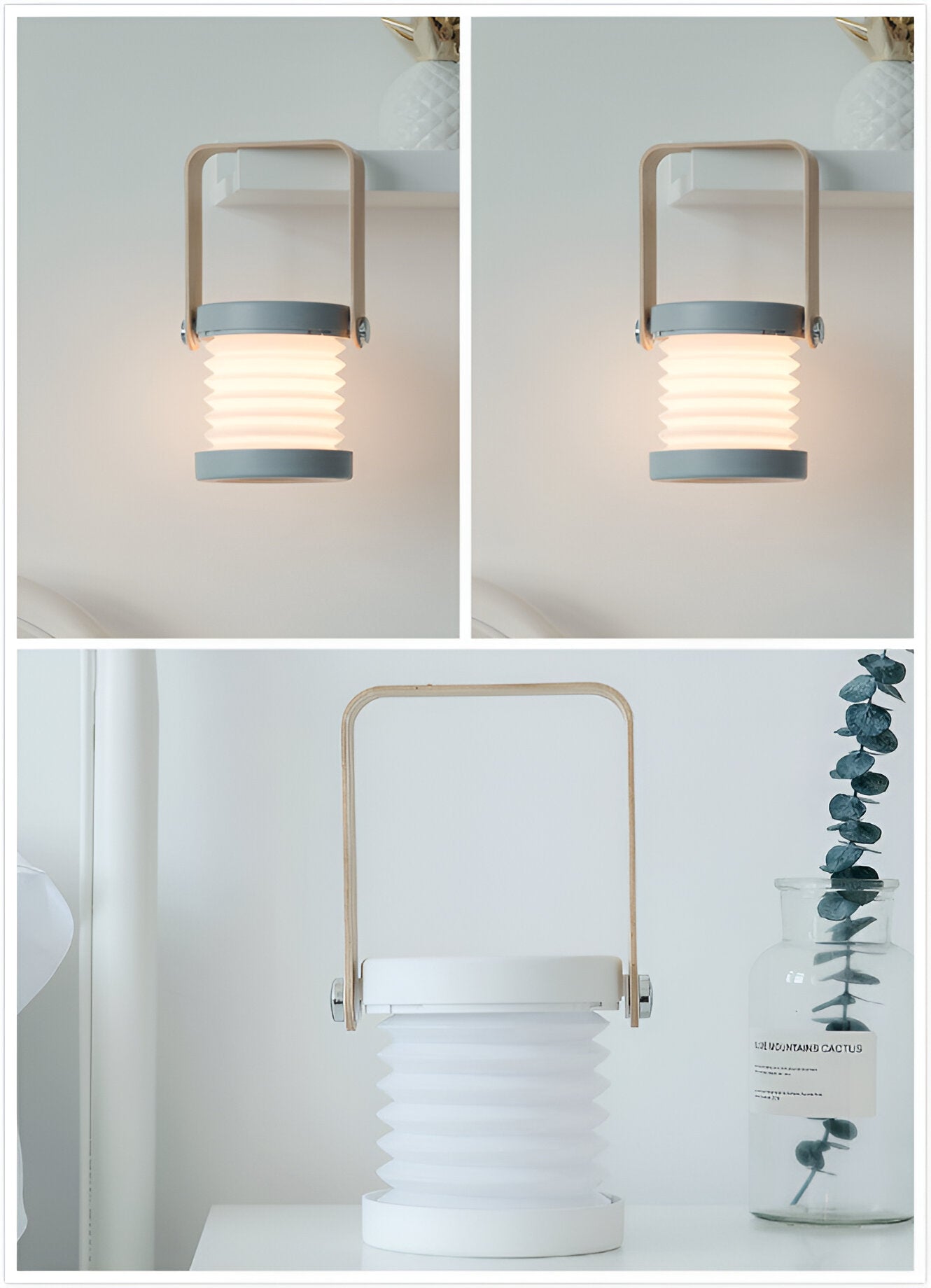 Modernes Licht für zu Hause: Klappbare Touch-Tischleuchte - stylisches Design, dimmbar und wiederaufladbar