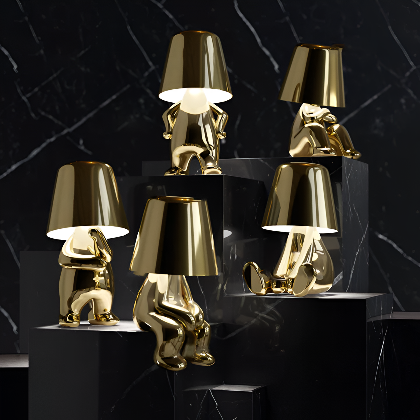 The Philosopher - Elegante LED-Leuchte, USB-betrieben, kabellos dimmbar