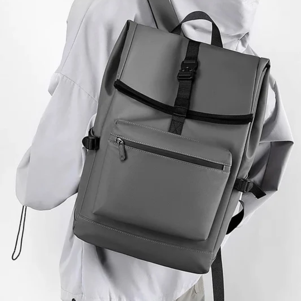 Urbaner Herren-Laptoprucksack 44 × 28 × 14 cm – Wasserabweisender Rucksack mit Fronttasche und großem Stauraum