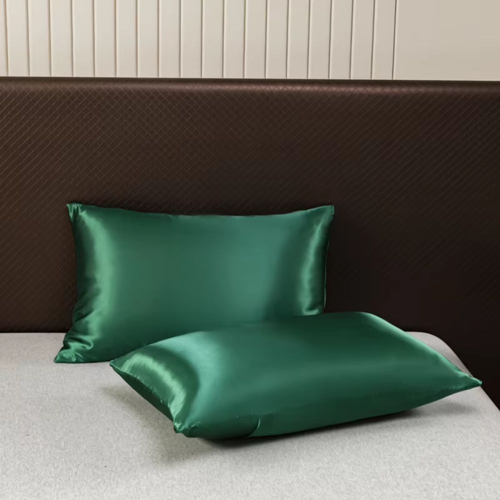 Leichtes Satin Bettwäsche-Set - Seidenweiche Laken mit Kissenbezügen für Schlafzimmer