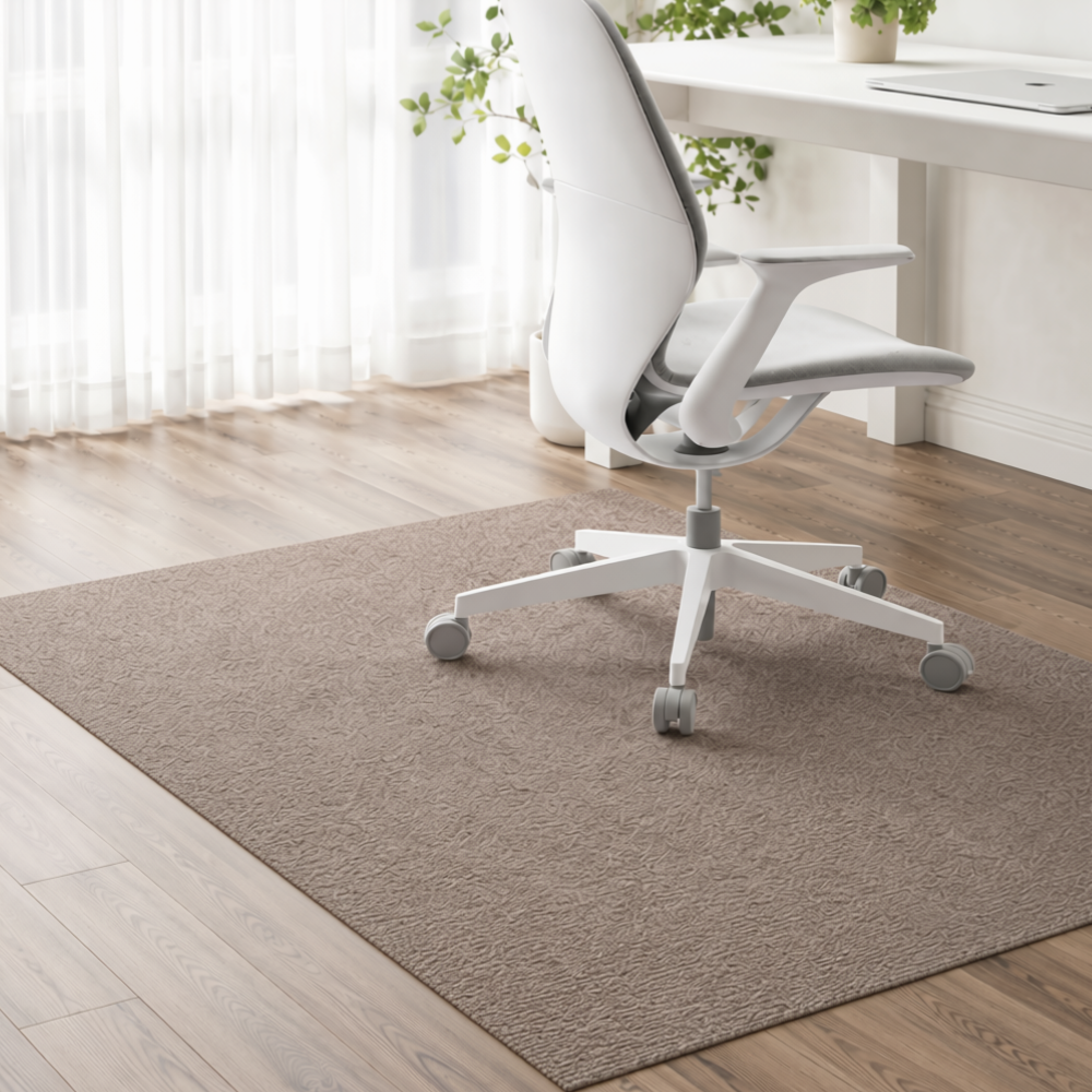 Moderne Schreibtischstuhlmatte - Strapazierfähiges Polyester für Büro & Home Office