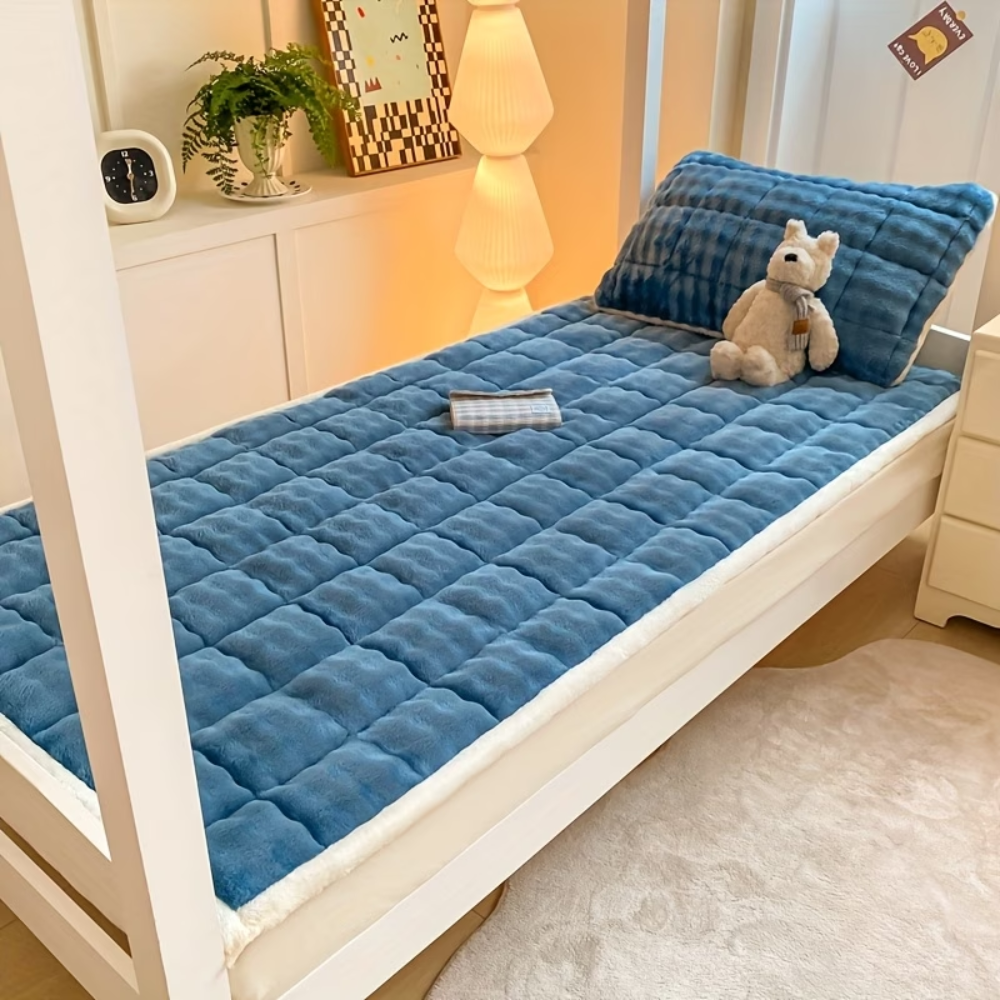 Velours-Matratzenauflage 90x200 bis 200x220 cm – Wärmende Matratzenauflage für den Winter