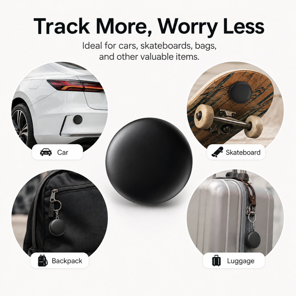 Smart Tag für Apple Find My – Magnetischer Tracker mit Silikonhülle für Auto, Fahrrad, Schlüssel & Gepäck
