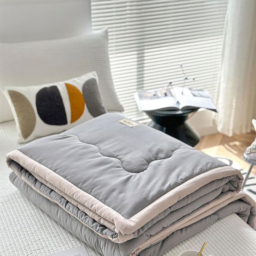 Kühlende Sommerdecke – Leichte atmungsaktive Bettdecke für Schlafzimmer, Sofa & Wohnheim