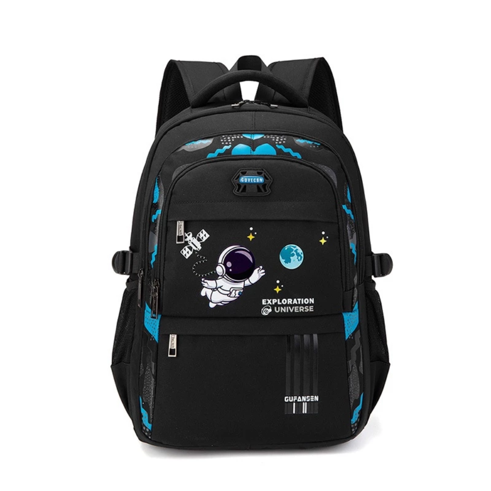 Astronauten-Schulrucksack für Grundschüler – Wasserabweisender Rucksack mit ergonomischem Rücken & viel Stauraum