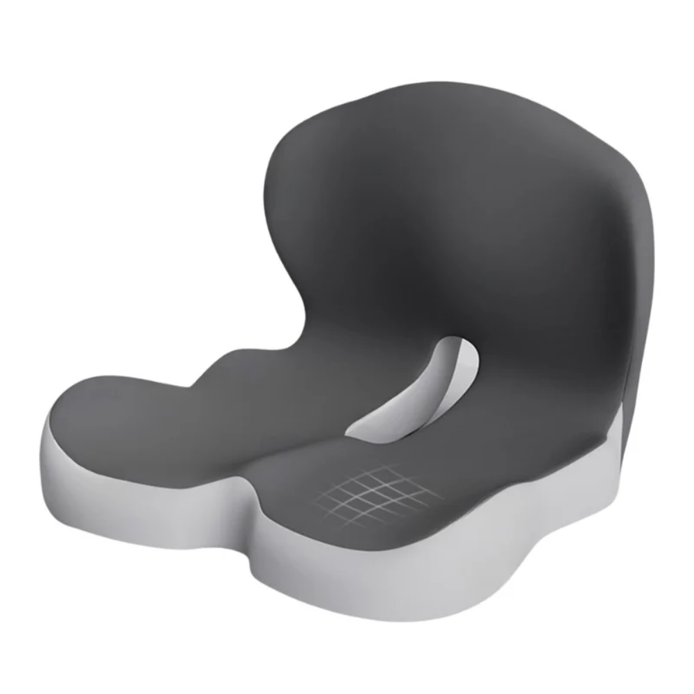 Orthopädisches Sitzkissen für bessere Haltung - Rutschfester Memory-Schaum Kissen für Stühle