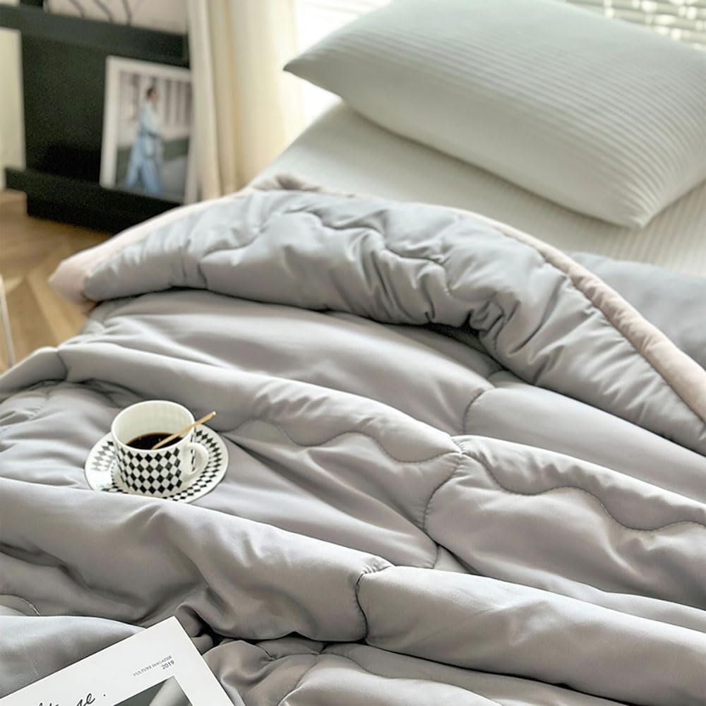 Kühlende Sommerdecke – Leichte atmungsaktive Bettdecke für Schlafzimmer, Sofa & Wohnheim