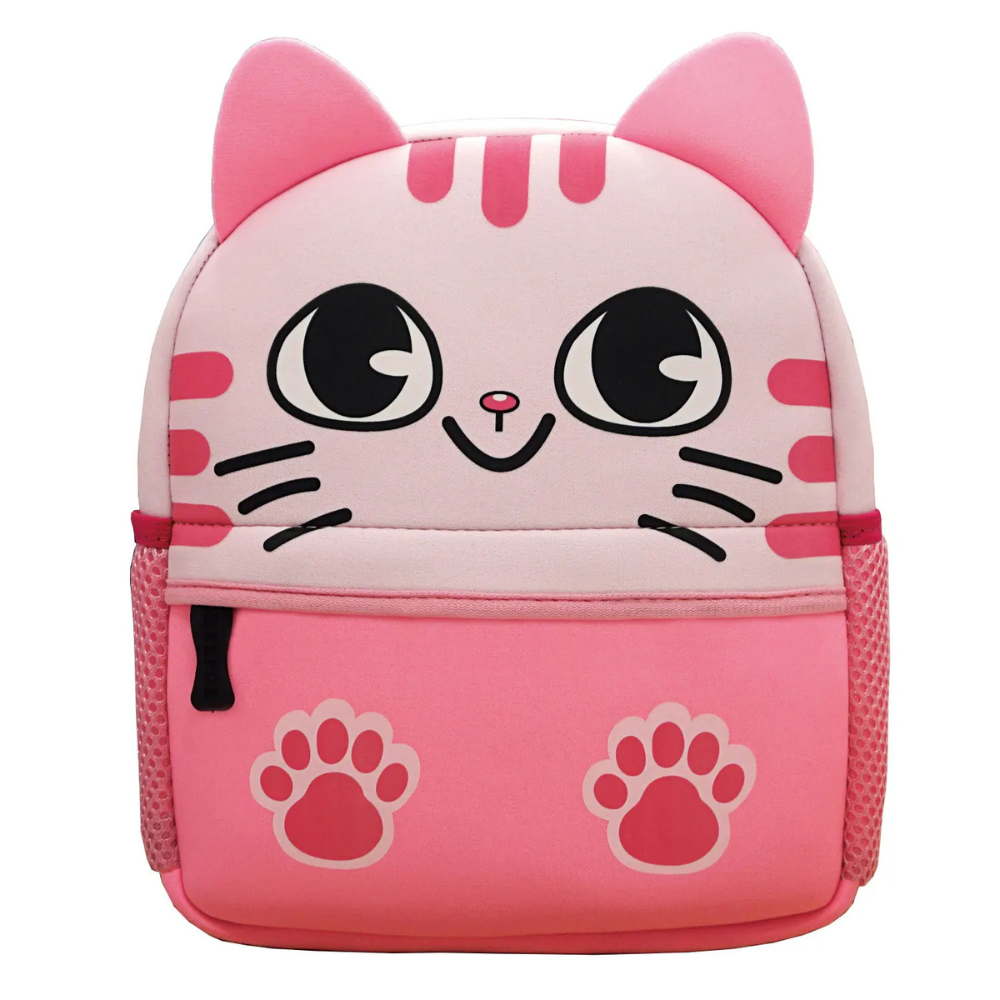 3D-Tier-Rucksack 21 × 8 × 26 cm – Leichter Kindergartenrucksack aus Polyester für 2–5 Jahre