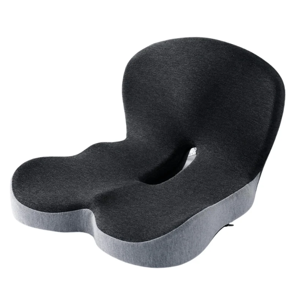 Orthopädisches Sitzkissen für bessere Haltung - Rutschfester Memory-Schaum Kissen für Stühle