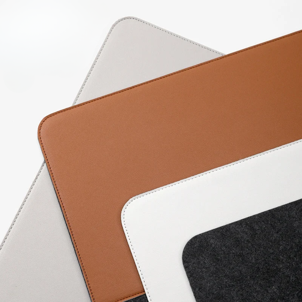 XXL Schreibtischunterlage Mauspad 100x50 cm PU-Leder – Multifunktionale Matte für Büro, Homeoffice & Gaming